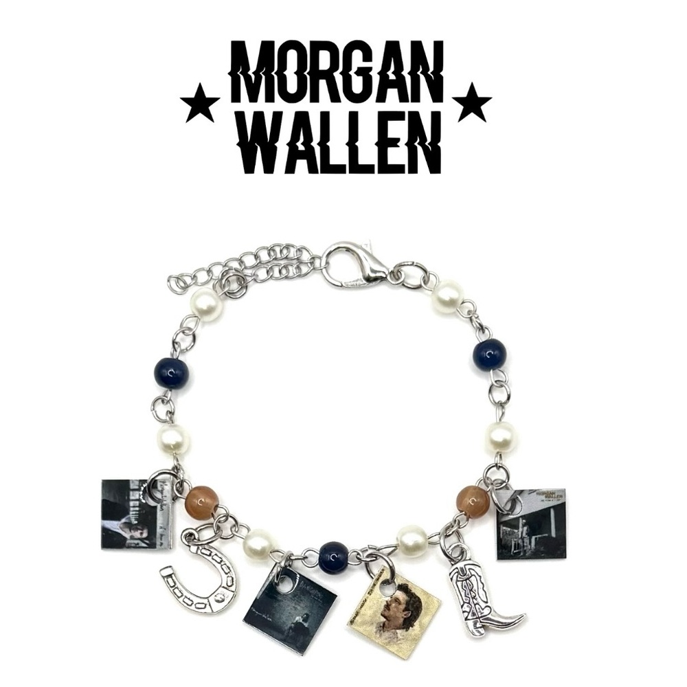 Morgan Wallen Country Music Charm Bracelet | Concert Outfit Accessories